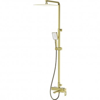 Душевая система GAPPO G2417-3 со смесителем, сатин золотой Душевая система GAPPO G2417-3 со смесителем, сатин золотой