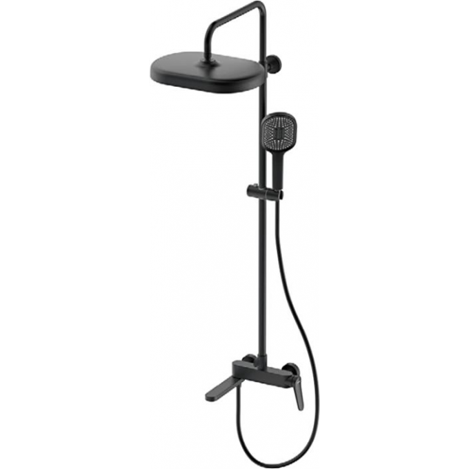 Душевая стойка со смесителем GAPPO G10-6 черный G2410-6