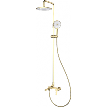 Душевая стойка со смесителем GAPPO G99-33 G2499-33 Сантин золотой