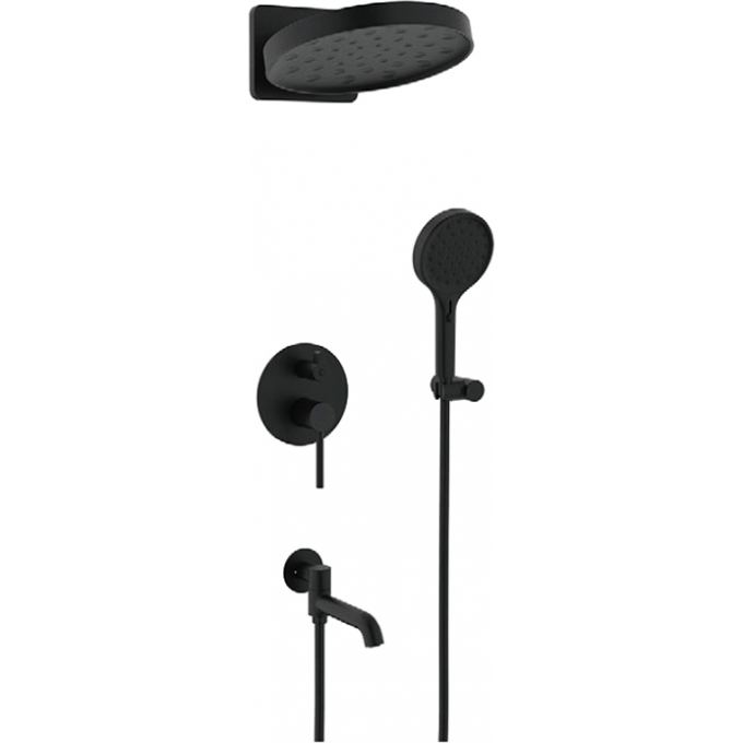 Душевой комплект GAPPO G06-6 черный G7106-6