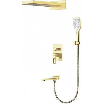 Душевой комплект GAPPO G07 G7117-73 сатин золотой