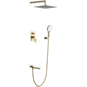 Душевой комплект GAPPO G17-3 G7117-3 сатин золотой