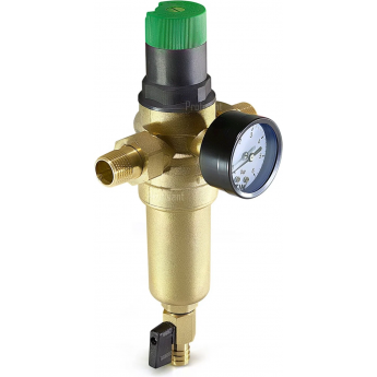 Фильтр со встроенным редуктором давления поршневого типа для горячей воды GAPPO G1413.05 3/4"