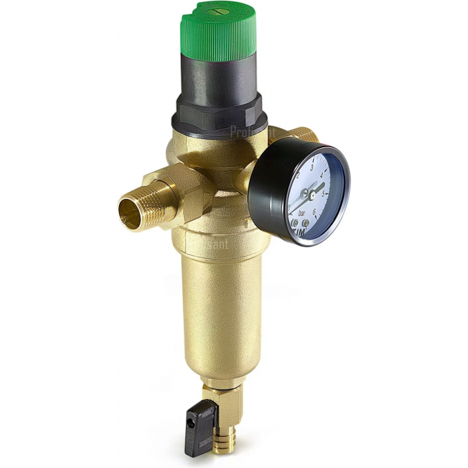 Фильтр со встроенным редуктором давления поршневого типа для горячей воды GAPPO 3/4" G1413.05