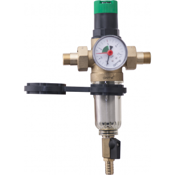 Фильтр со встроенным редуктором давления поршневого типа для холодной воды GAPPO G1412.04 1/2"