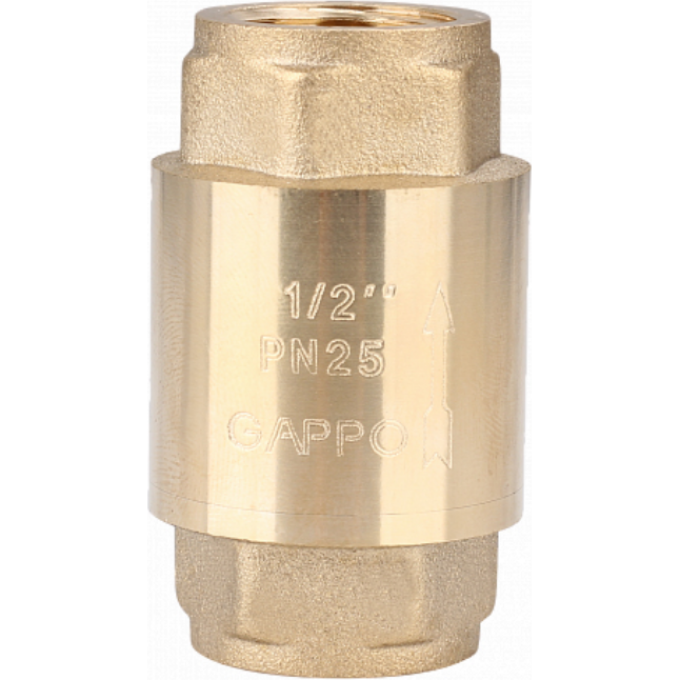 Клапан обратный ВР-ВР GAPPO 1/2" пружинный G1241.04