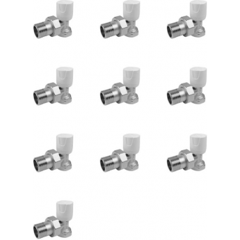 Клапан ручной регулировки GAPPO G265.04 1/2" угловой ВР-НР, радиаторный