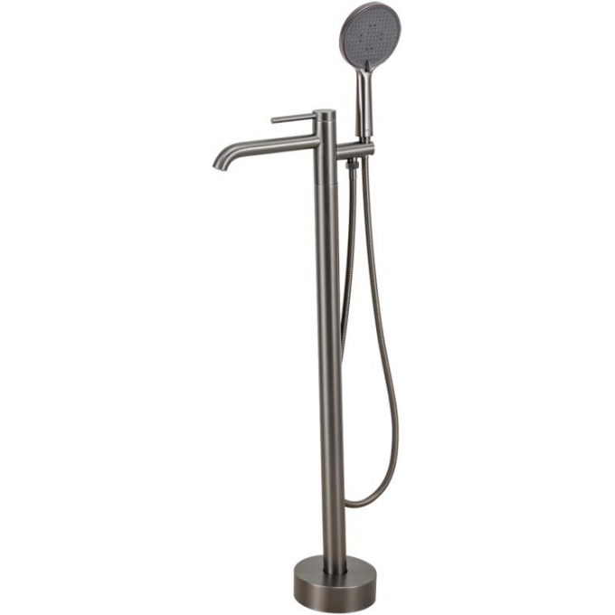 Напольный смеситель для ванны GAPPO G06-9 оружейная сталь G3006-9