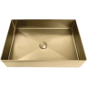 Раковина накладная GAPPO GX401-3 сатин золотой Раковина накладная GAPPO GX401-3 сатин золотой
