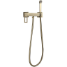 Смеситель с гигиеническим душем GAPPO G17-3 G2017-3 сатин золотой Смеситель с гигиеническим душем GAPPO G17-3 G2017-3 сатин золотой