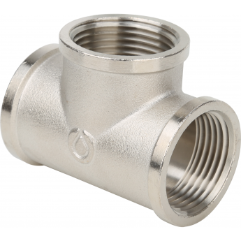 Тройник резьбовой GAPPO G2210.05 ВР 3/4" никель